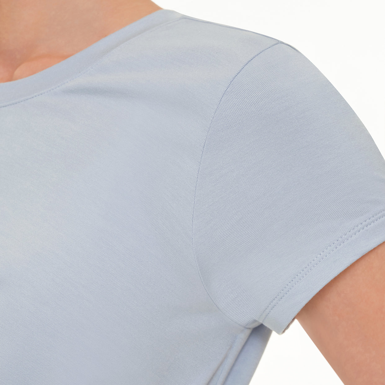 softmodal シャーリング ラップスタイル (半袖)
