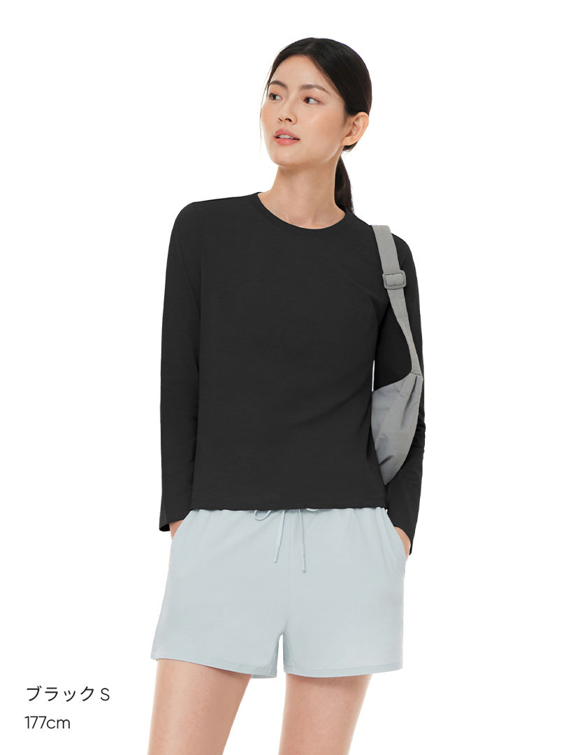 [2SET] Airy Fit スタンダードフィット Tシャツ (長袖) - andar JAPAN