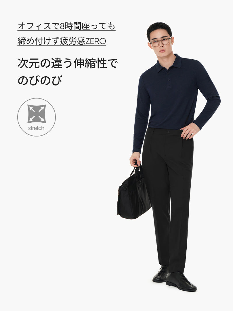 Urbanactive メンズ 1タックスラックス - andar JAPAN