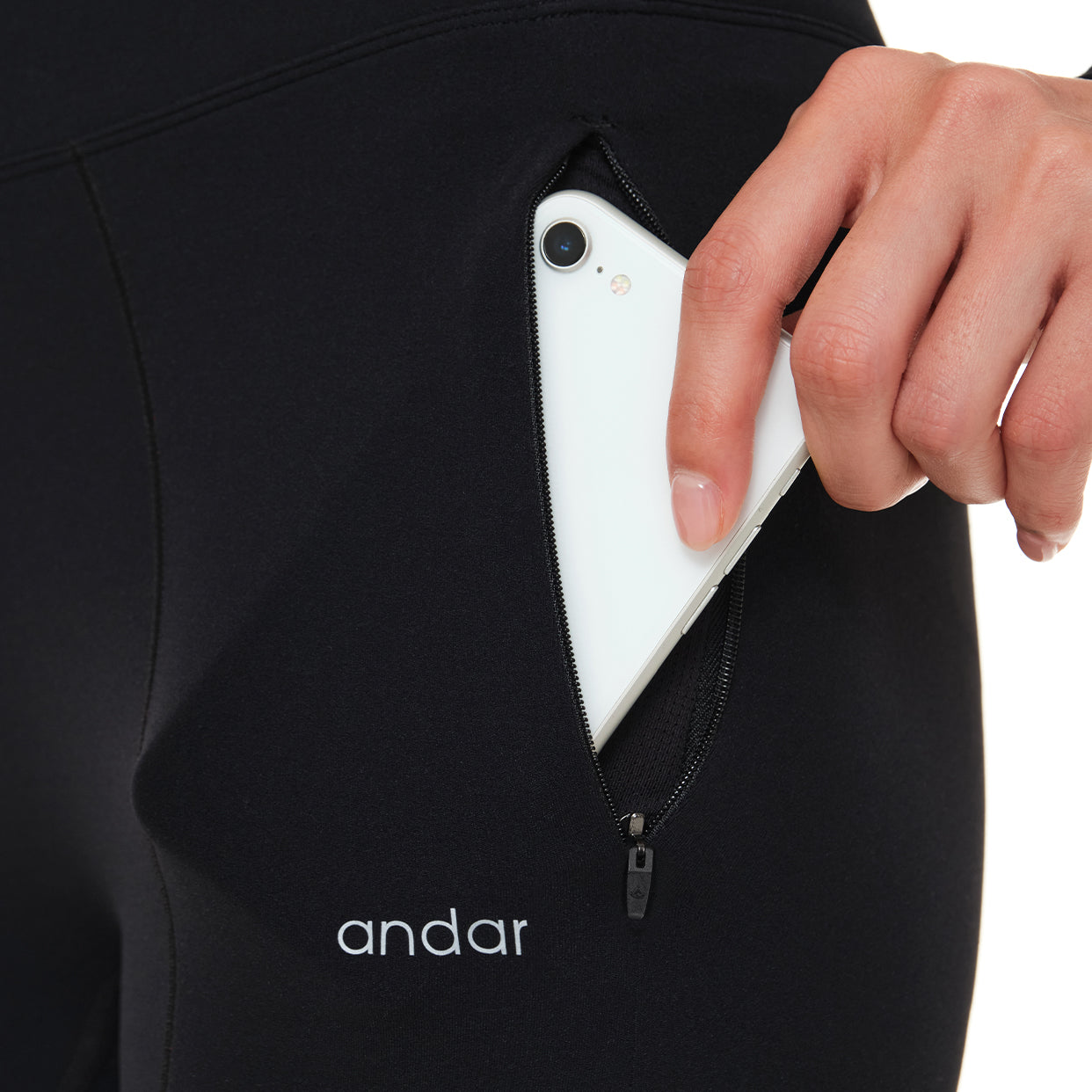 【新品】andar Relair ブラック 9分丈 Sサイズ relair 裏起毛 ストリング ポケット レギンス (9分丈) – andar JAPAN