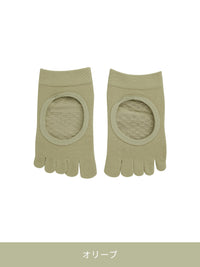 [3SET] ノンスリップサポート 5本指ソックス(つま先あり/HOLE) - andar JAPAN