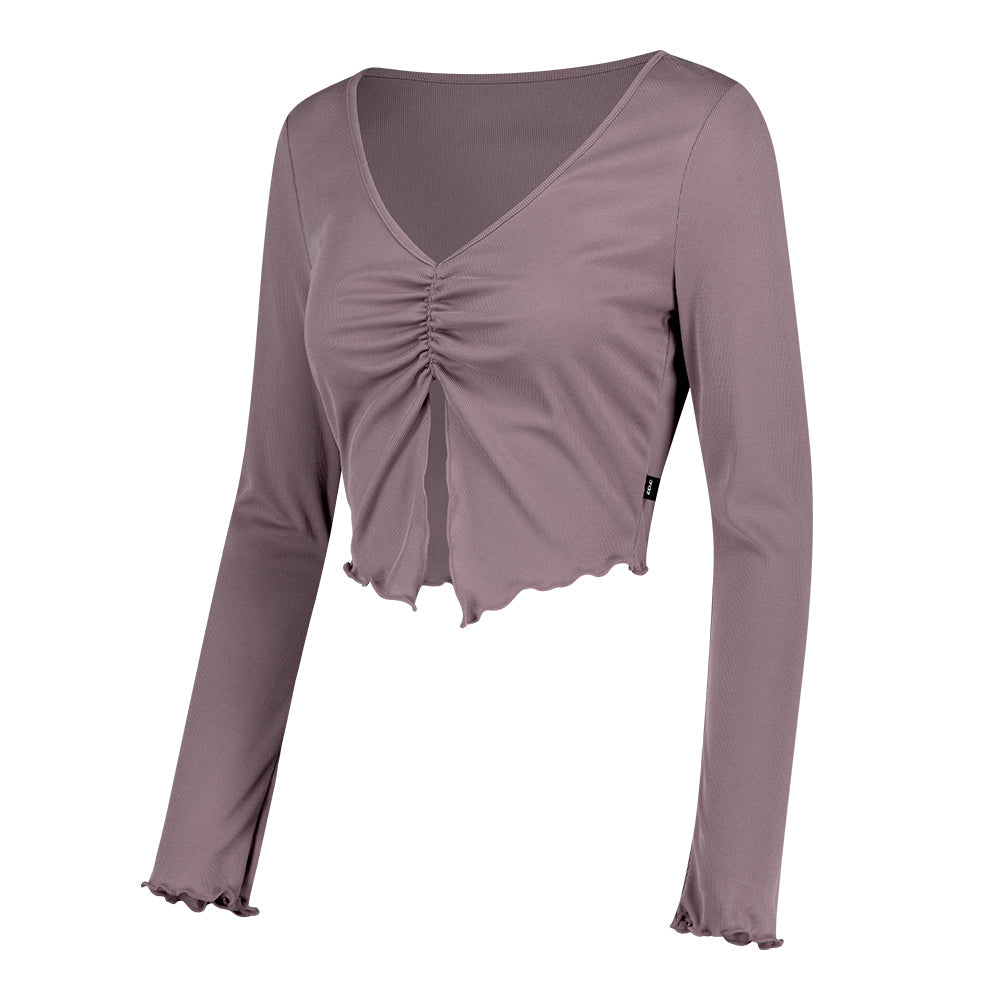 andmaryシャーリングトップス ANDMARY】Mei shirring tops