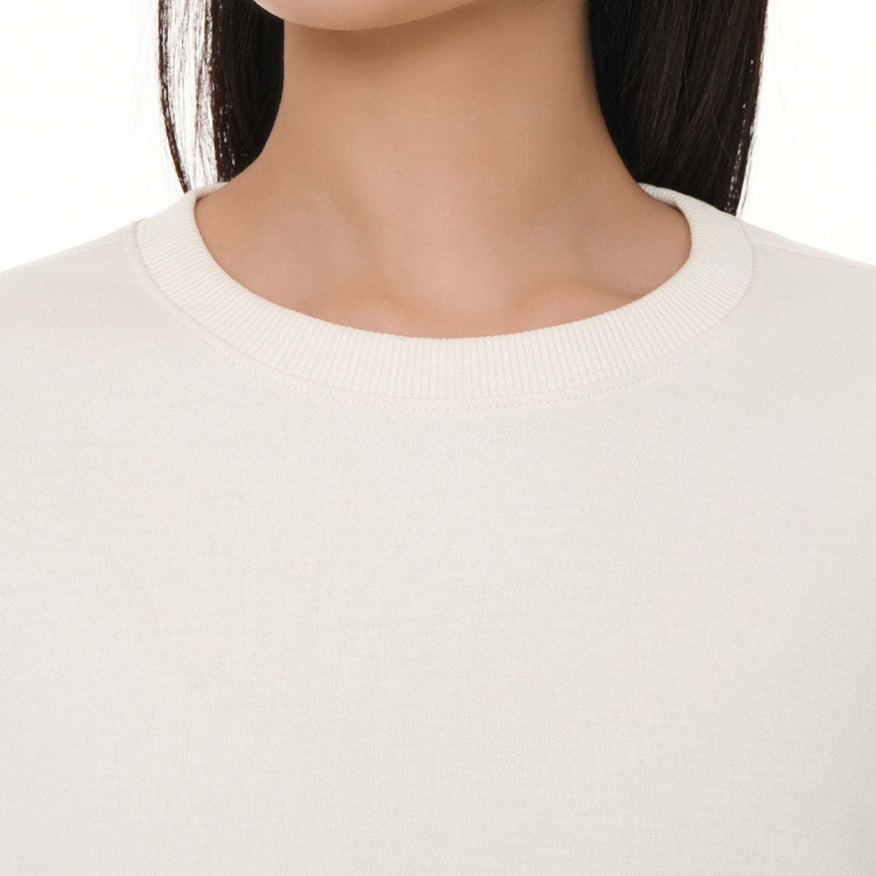 mildmooth オーバーフィット クロップドスウェット - andar JAPAN