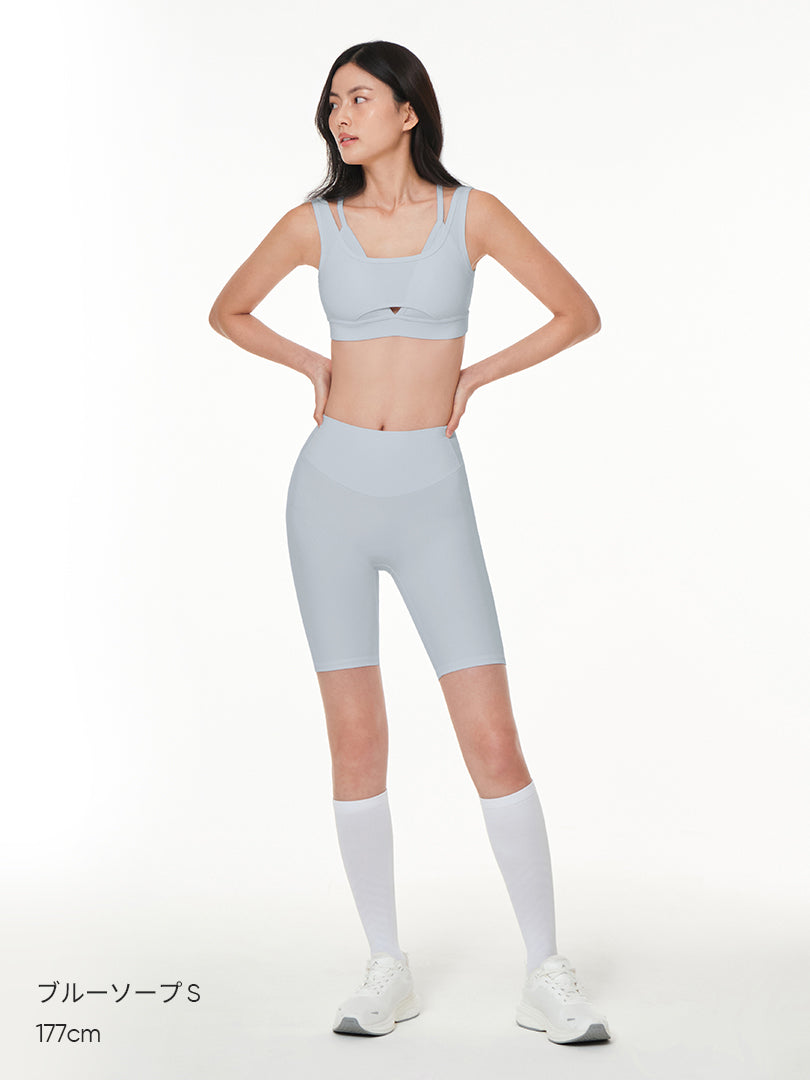 Air-Ribbed レイヤード スポーツブラ | andar JAPAN