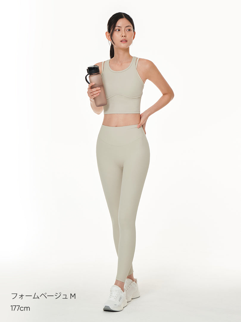 [2SET] Air-Ribbed シグニチャーレギンス - andar JAPAN