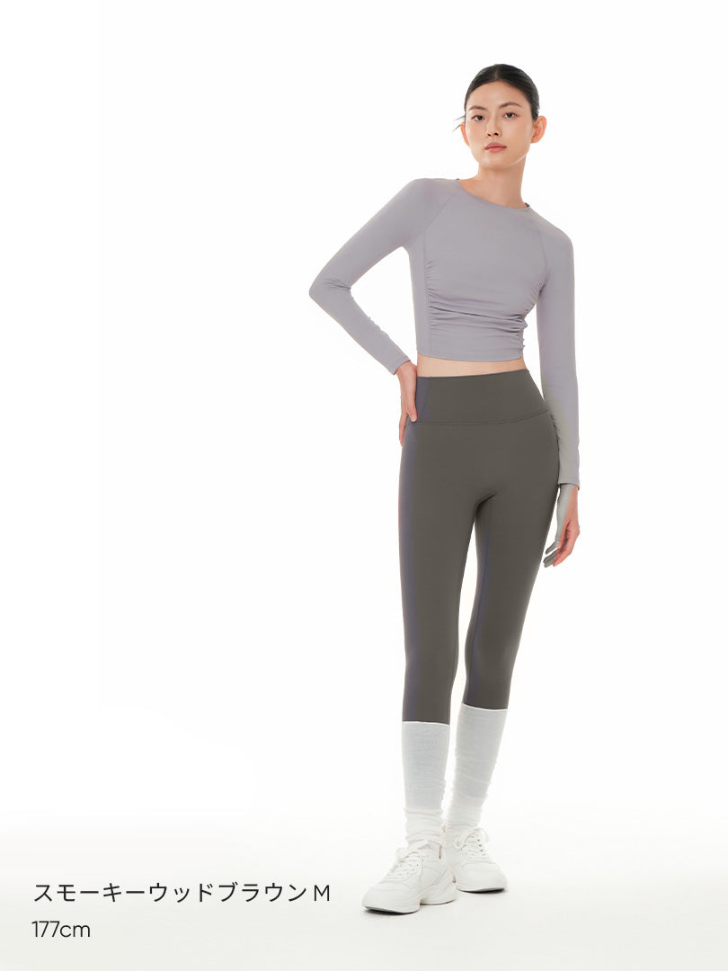 Airywin シグネチャー レギンス (スモーキーウッドブラウン) | andar JAPAN