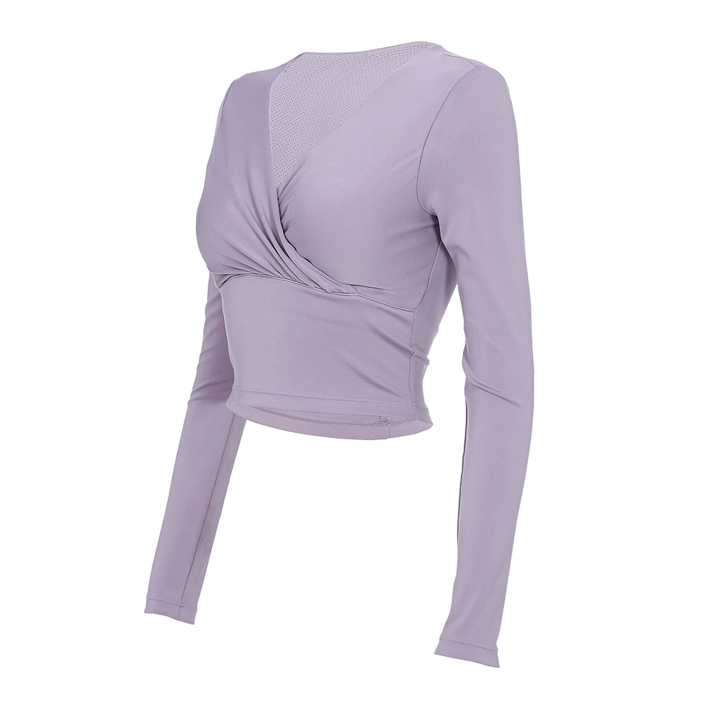 ビーフリー シャーリング クロップド スポーツブラ (長袖) - andar JAPAN