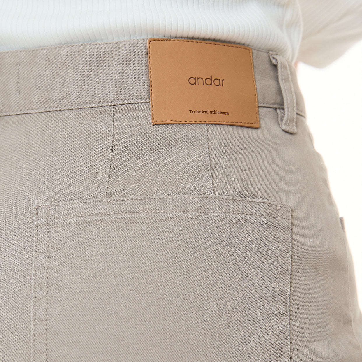 urbancotton ストレッチワイドパンツ - andar JAPAN
