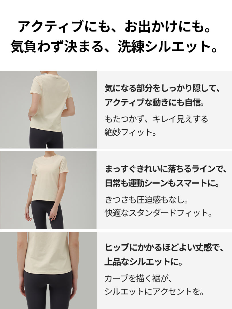 セット-NEW Airy Fit 半袖Tシャツ( オーバーフィット·スリムフィット·スタンダードフィット)