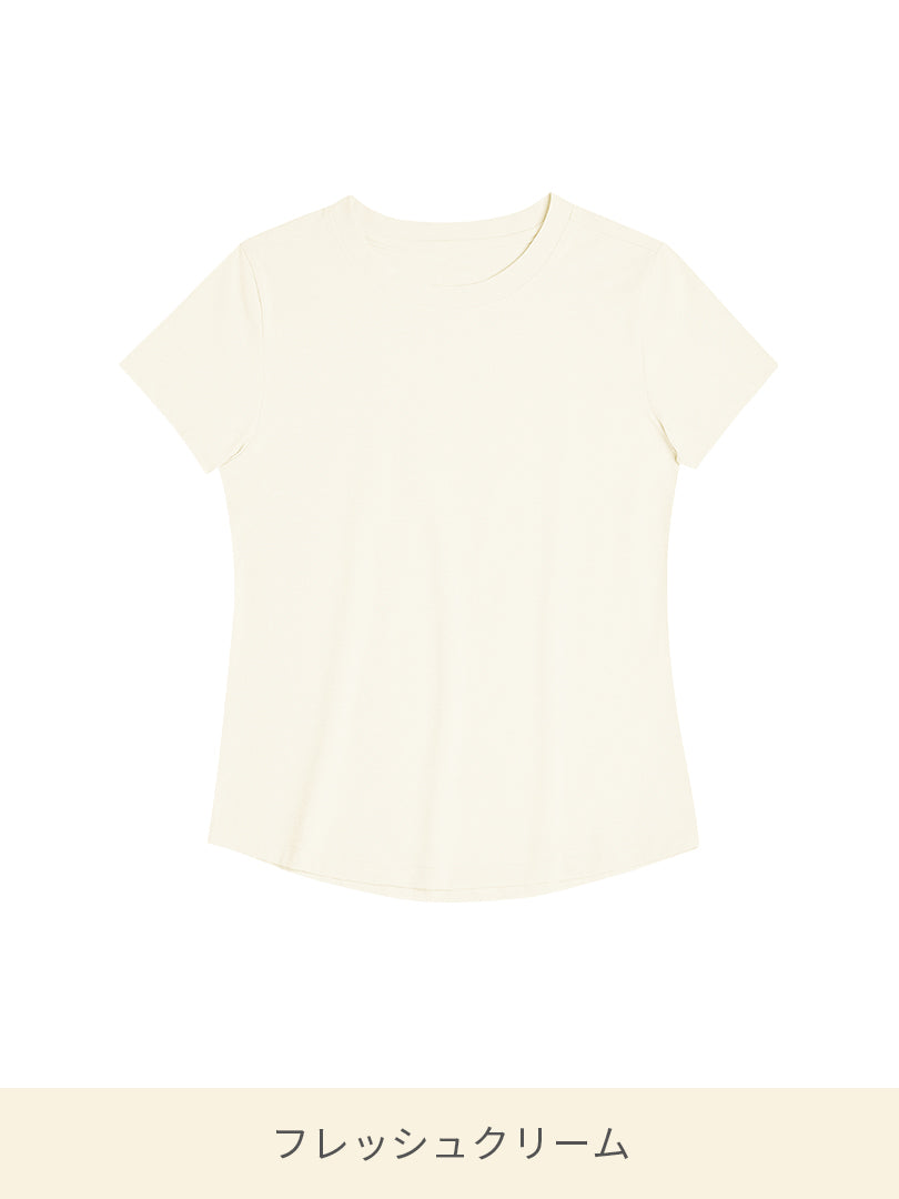 [2SET] NEW Airy Fit スリムフィット Tシャツ (半袖) - andar JAPAN