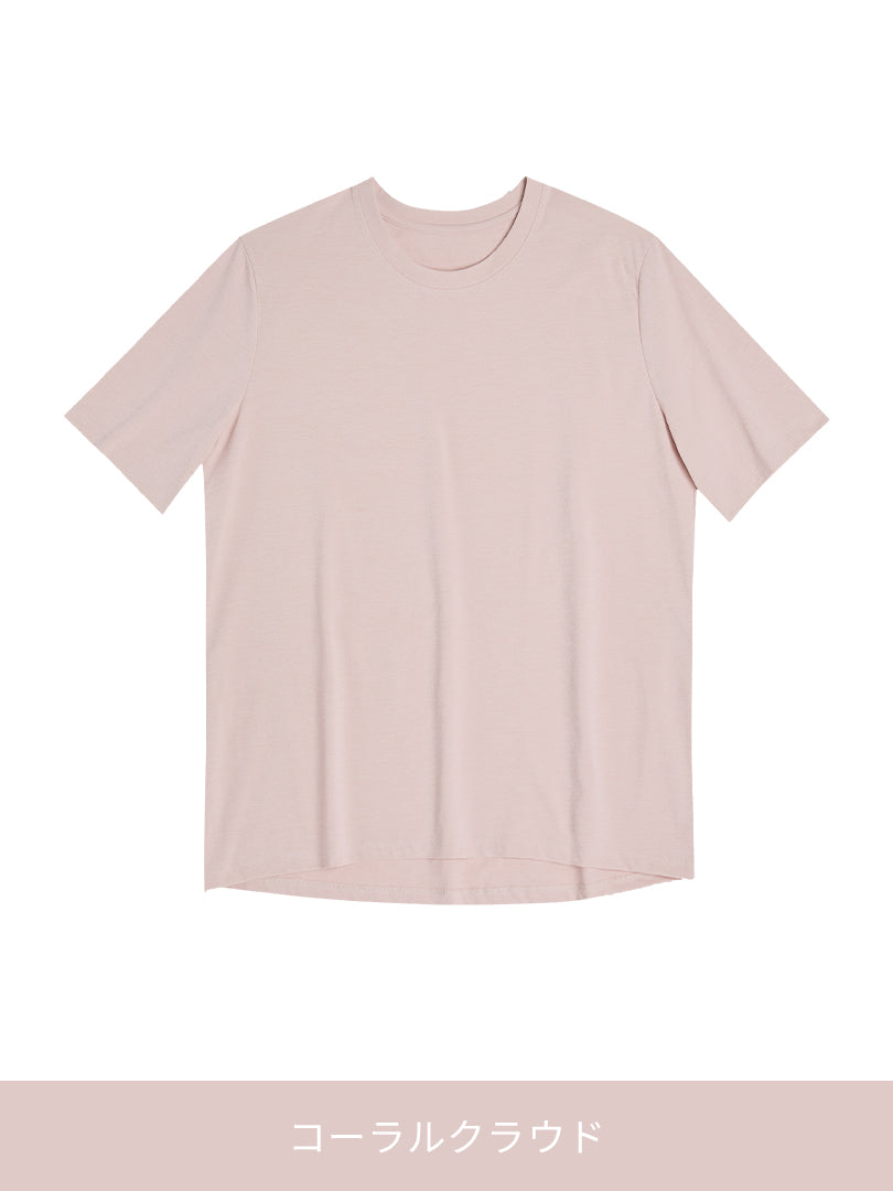 NEW Airy Fit オーバーフィット Tシャツ  (半袖) (ピンク)