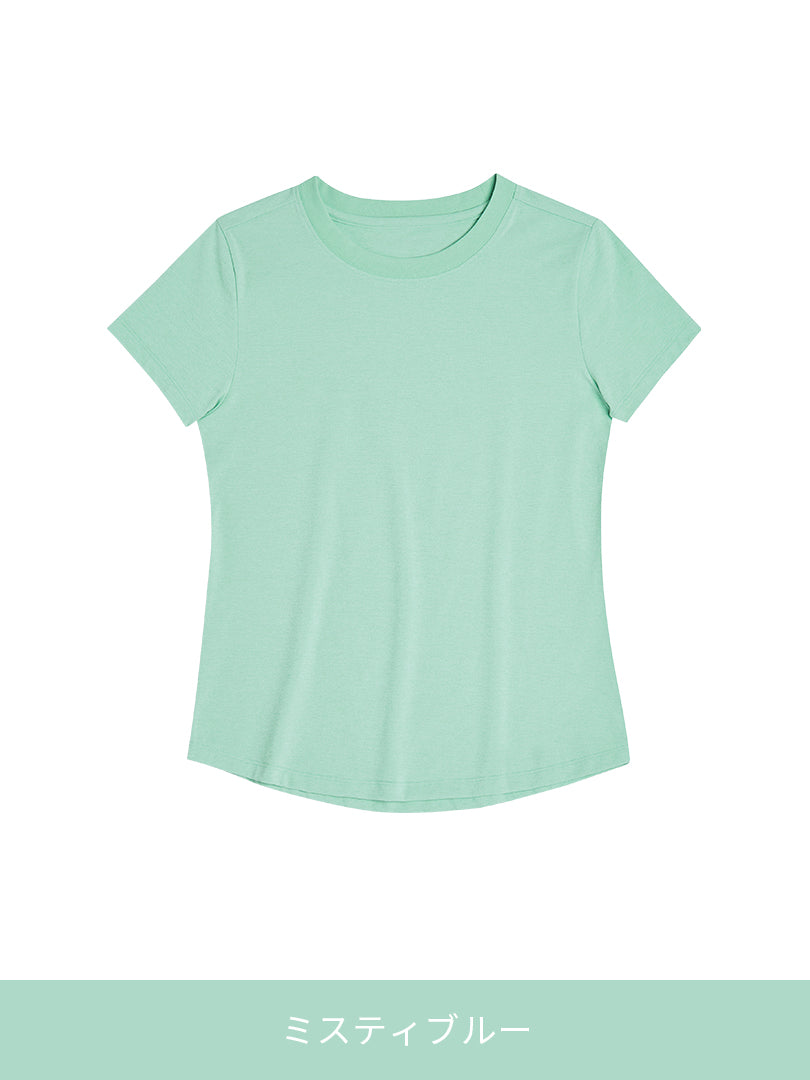 [2SET] NEW Airy Fit スリムフィット Tシャツ (半袖) - andar JAPAN