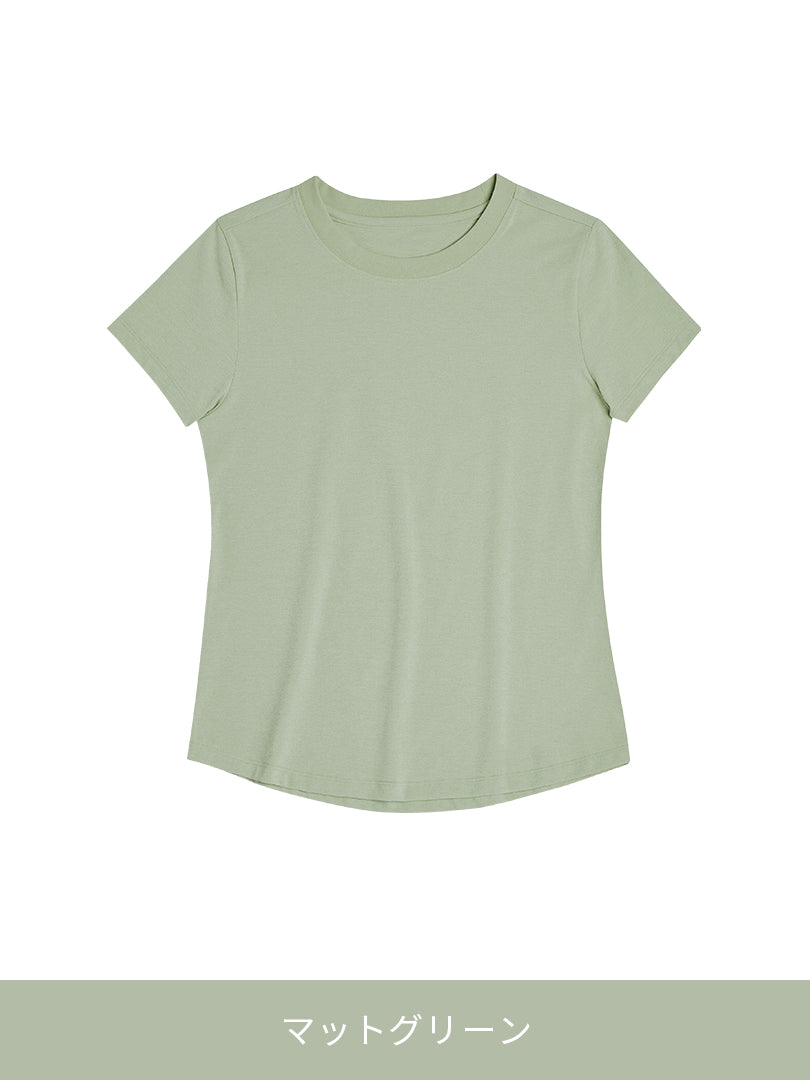 [2SET] NEW Airy Fit スリムフィット Tシャツ (半袖) - andar JAPAN