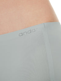 [SET] andar オールデイフィット 冷感 ブラ (パッド一体型 / ホックなし)&ショーツ - シトラスイエロー, S SIZE