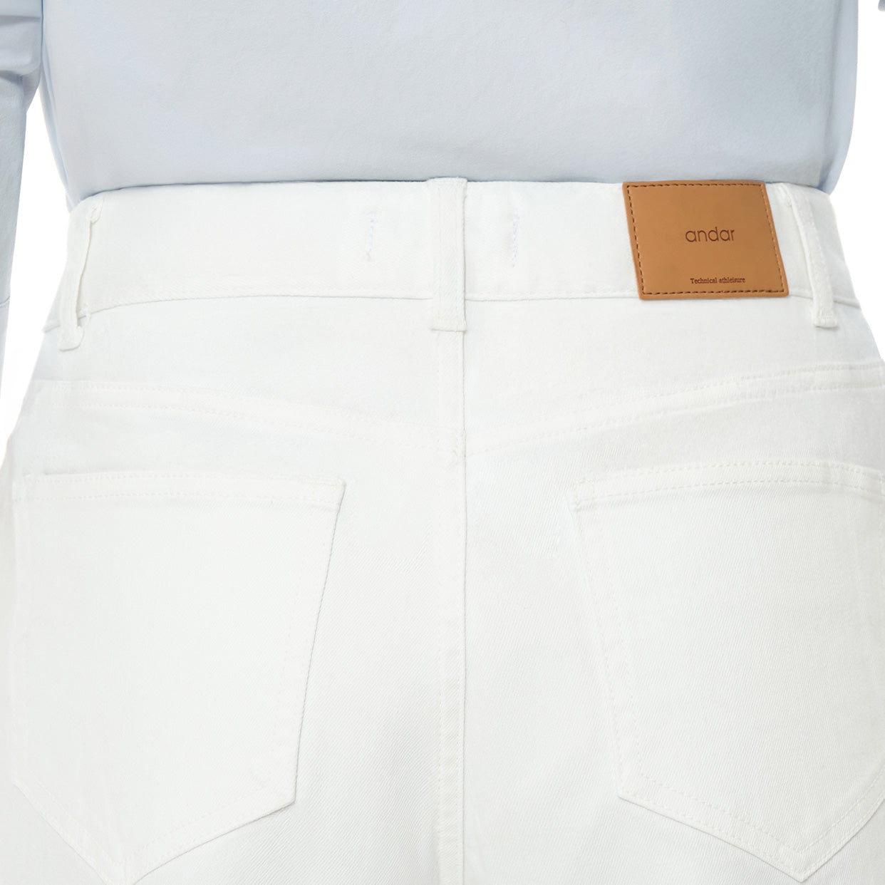 airdenim セミワイド ホワイトデニム - andar JAPAN