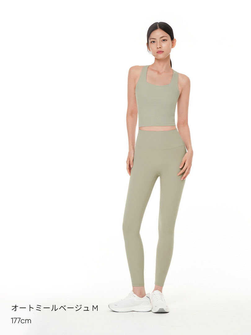 [SET] 初心者All-in-Oneセット(Airywin レギンス+Airy Fit ピーチ起毛 オーバーフィット+クロップドトップ+5本指ソックス)