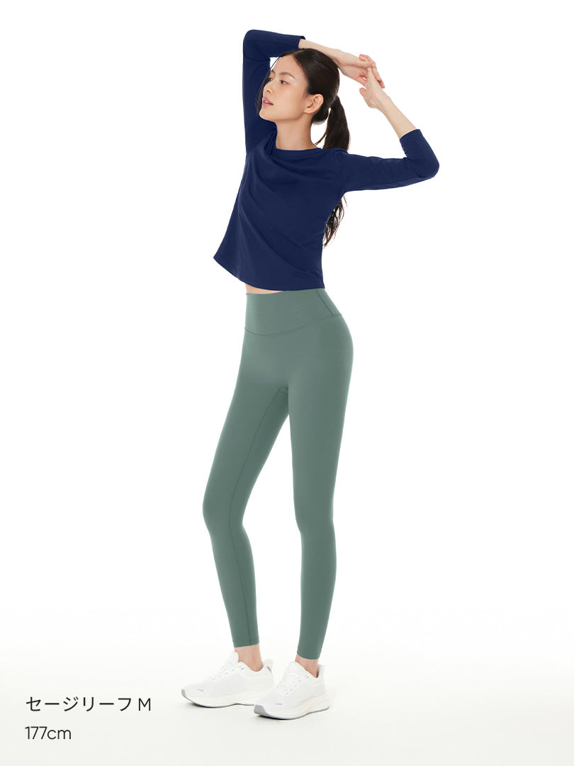 [SET] 初心者All-in-Oneセット(Airywin レギンス+Airy Fit ピーチ起毛 オーバーフィット+クロップドトップ+5本指ソックス)