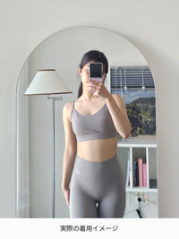 [2+1] Relair オールデイ クロップド スポーツブラ - andar JAPAN