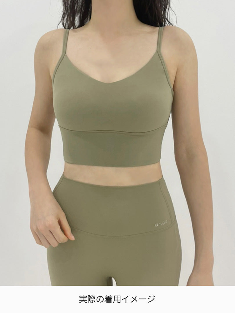 [2+1] Relair オールデイ クロップド スポーツブラ - andar JAPAN