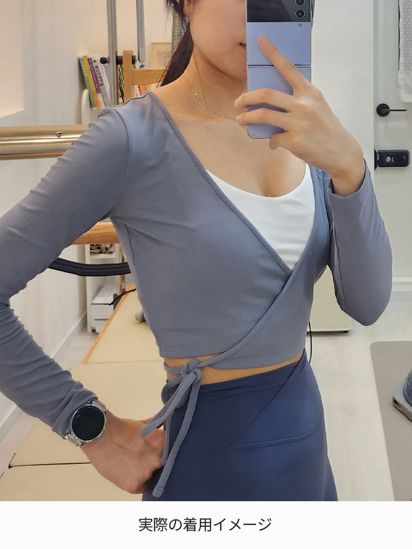 [2+1] Relair オールデイ クロップド スポーツブラ - andar JAPAN