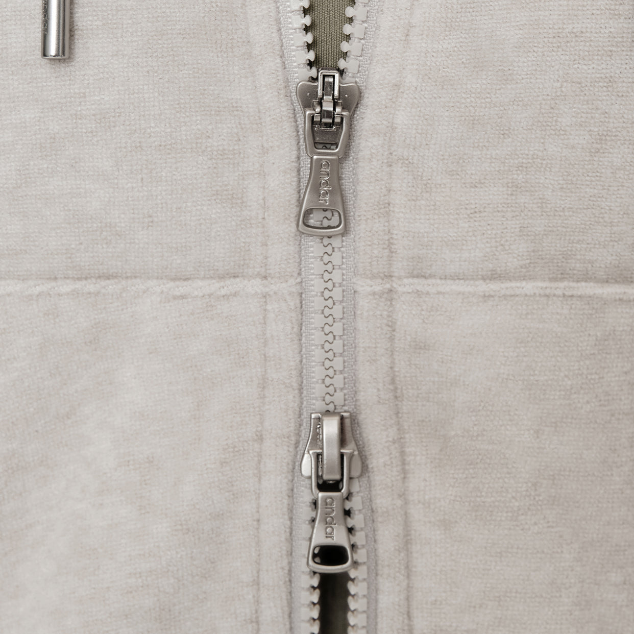 dreamcomfort クロップド ジップアップパーカー - andar JAPAN