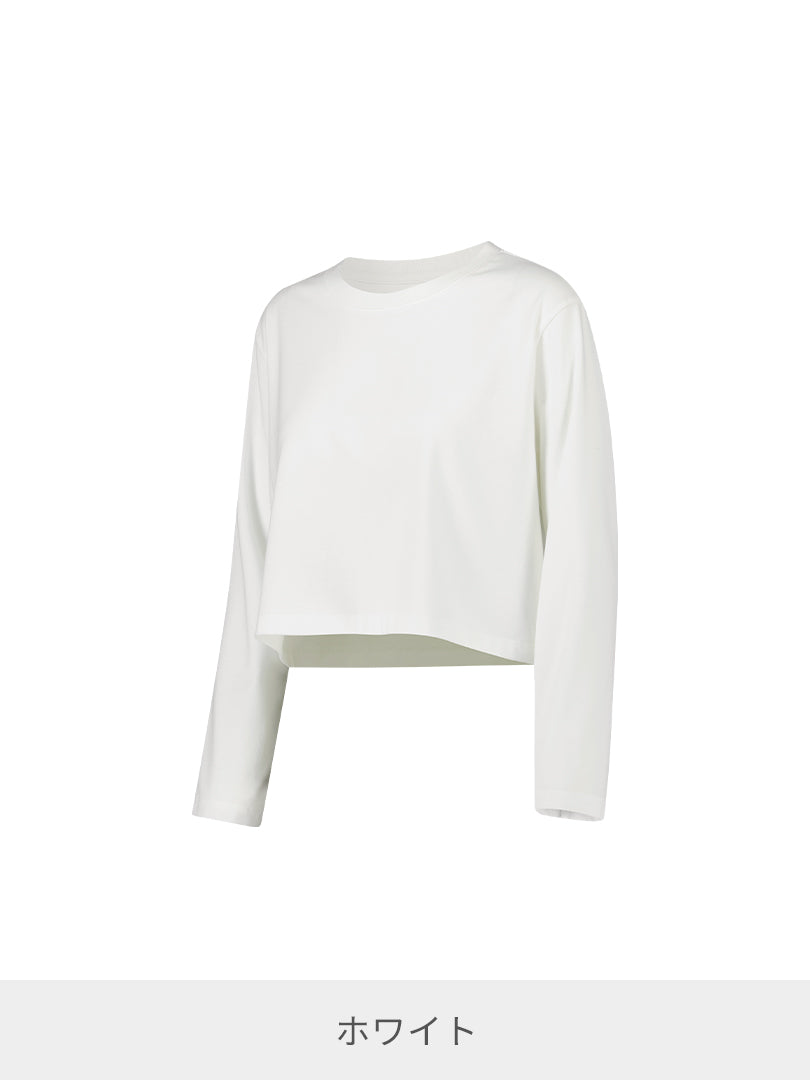 Airessential クロップド トップス (長袖) - andar JAPAN