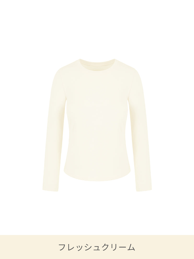 NEW Airy Fit スリムフィット Tシャツ (長袖)