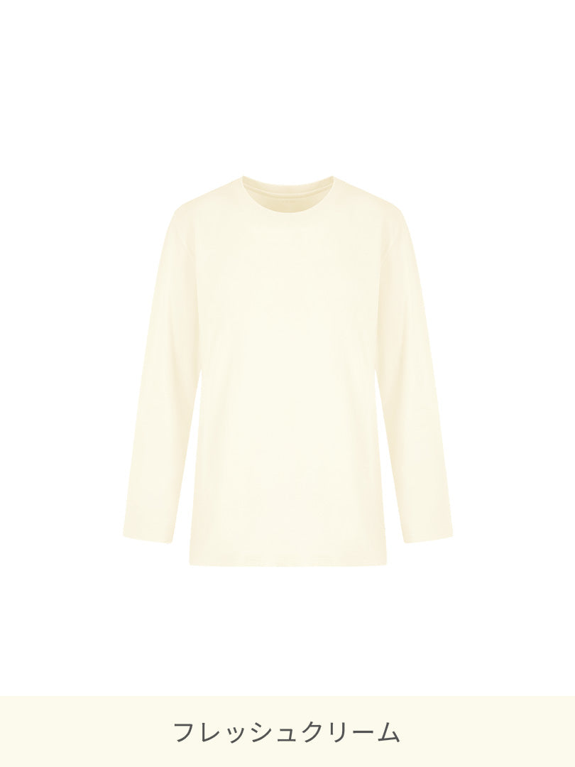 [2SET] Airy Fit オーバーフィット Tシャツ (長袖) - andar JAPAN