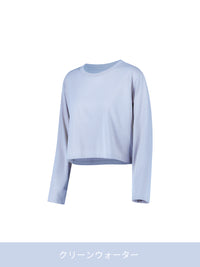 Airessential クロップド トップス (長袖) - andar JAPAN