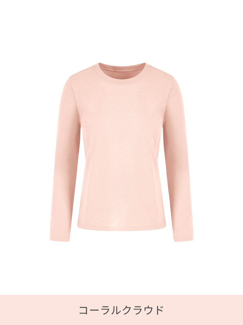 [2SET] Airy Fit スタンダードフィット Tシャツ (長袖) - andar JAPAN