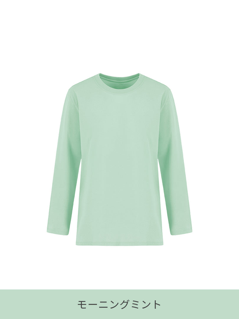 [2SET] Airy Fit オーバーフィット Tシャツ (長袖) - andar JAPAN