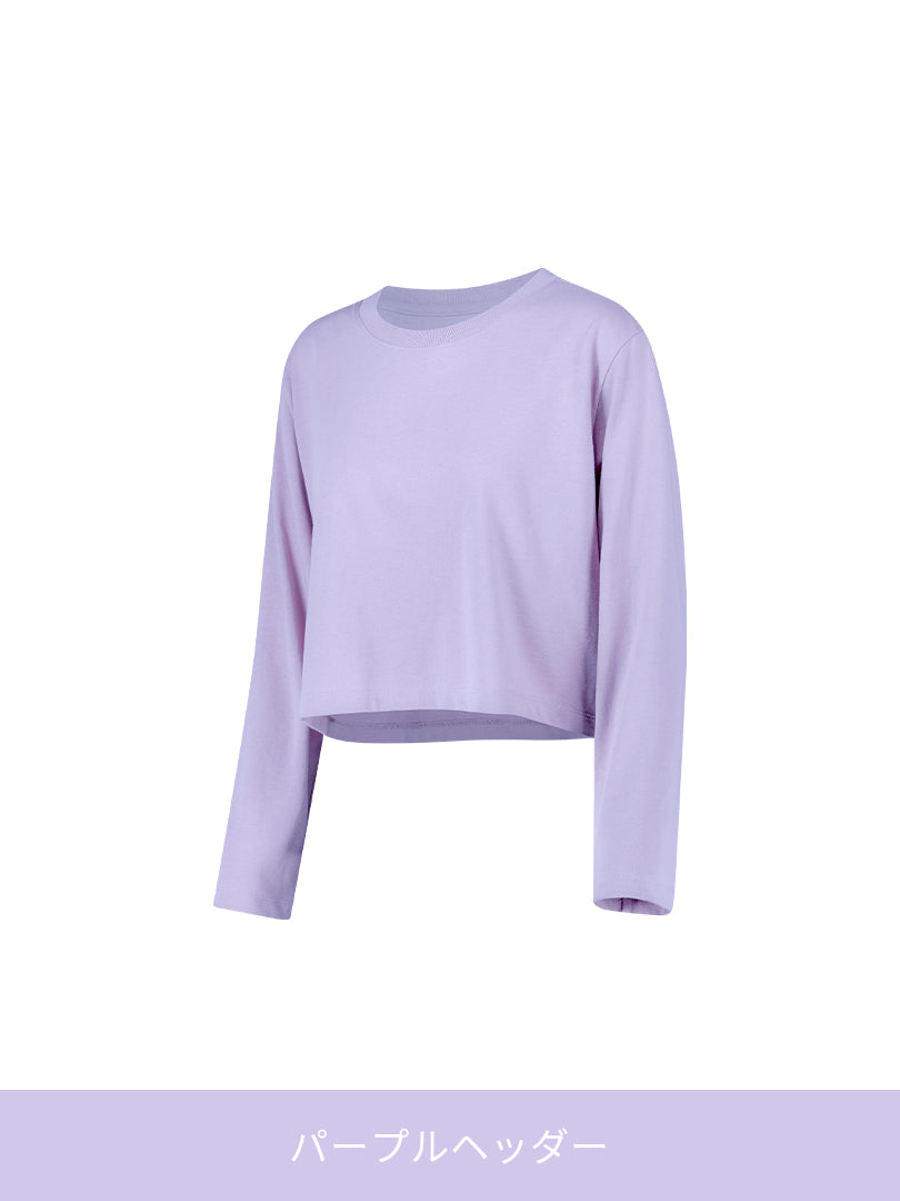 Airessential クロップド トップス (長袖) - andar JAPAN