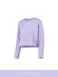 Airessential クロップド トップス (長袖) - andar JAPAN