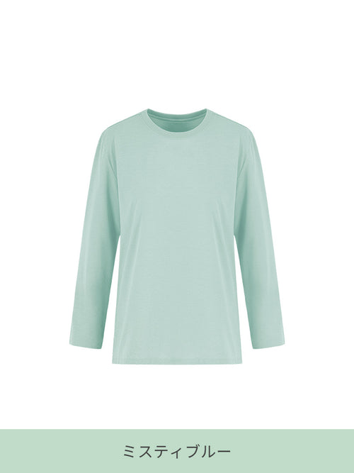 [2SET] Airy Fit オーバーフィット Tシャツ (長袖) - andar JAPAN