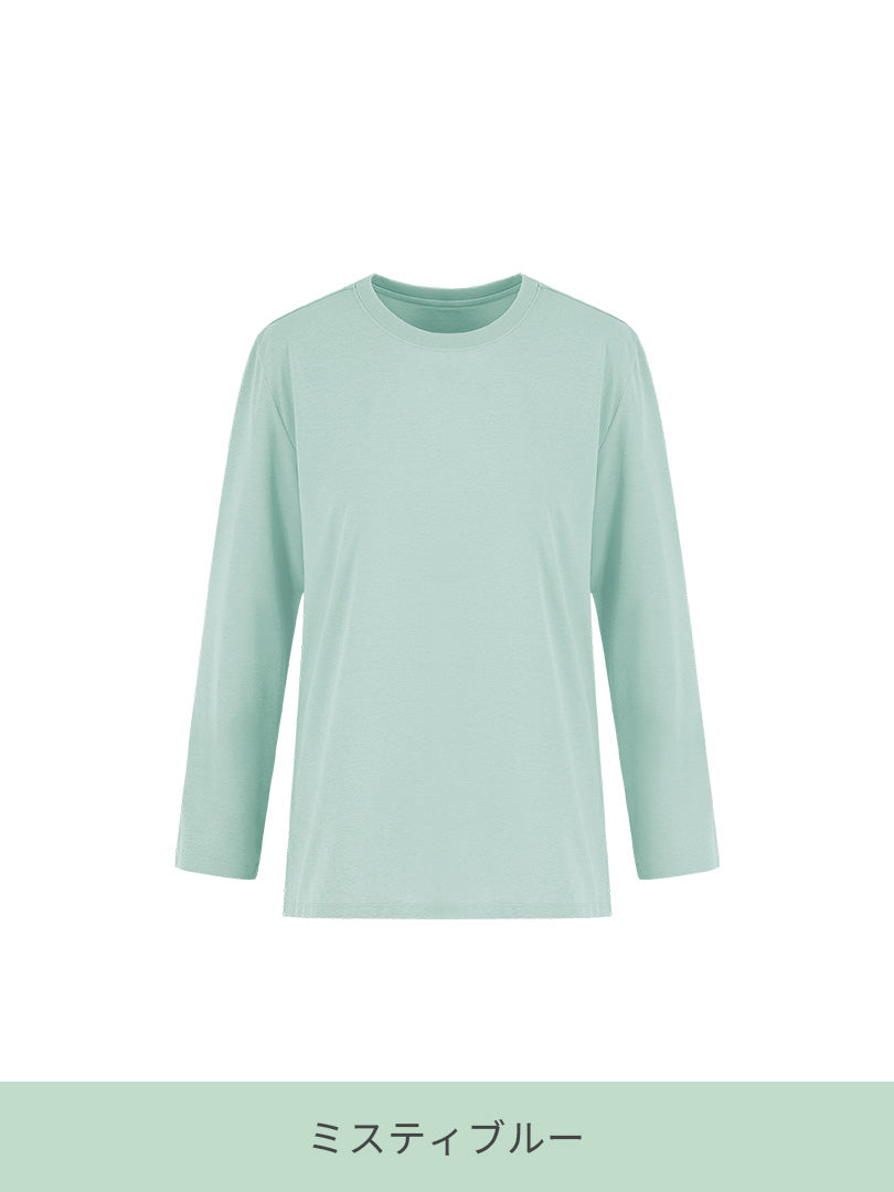 [2SET] Airy Fit オーバーフィット Tシャツ (長袖) - andar JAPAN