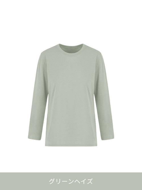 [2SET] Airy Fit オーバーフィット Tシャツ (長袖) - andar JAPAN