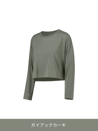 Airessential クロップド トップス (長袖) - andar JAPAN