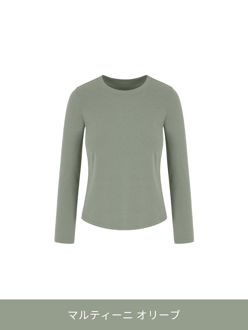 NEW Airy Fit スリムフィット Tシャツ (長袖)