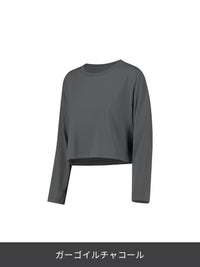 Airessential クロップド トップス (長袖) - andar JAPAN