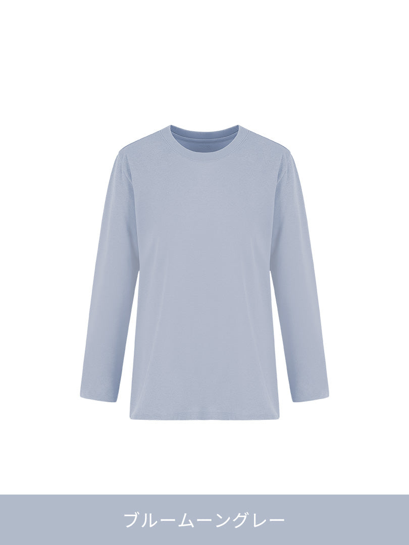 [2SET] Airy Fit オーバーフィット Tシャツ (長袖) - andar JAPAN