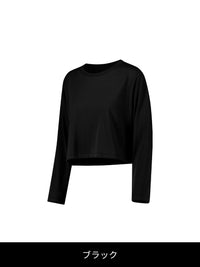 Airessential クロップド トップス (長袖) - andar JAPAN