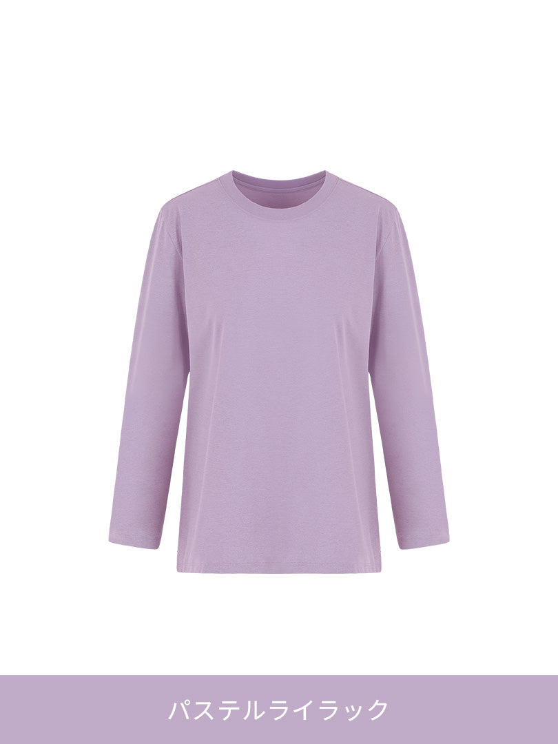[2SET] Airy Fit オーバーフィット Tシャツ (長袖) - andar JAPAN