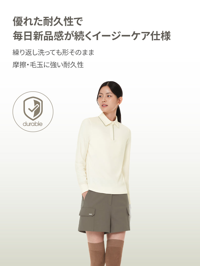 Airsolid 微起毛カーゴショートパンツ - andar JAPAN