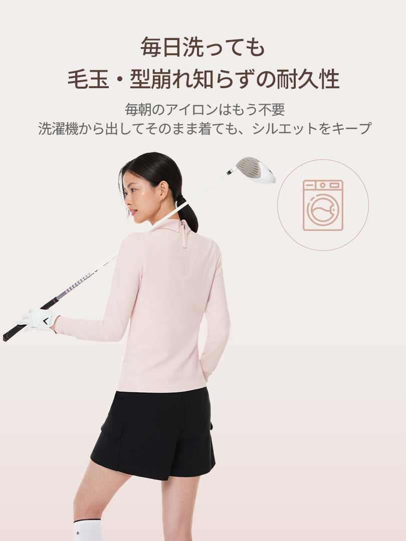 Softela ラウンドポロ ロングスリーブ - andar JAPAN