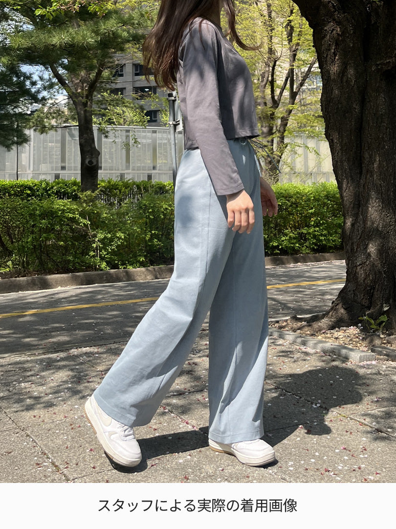 Airy Fit ワイドパンツ | andar JAPAN