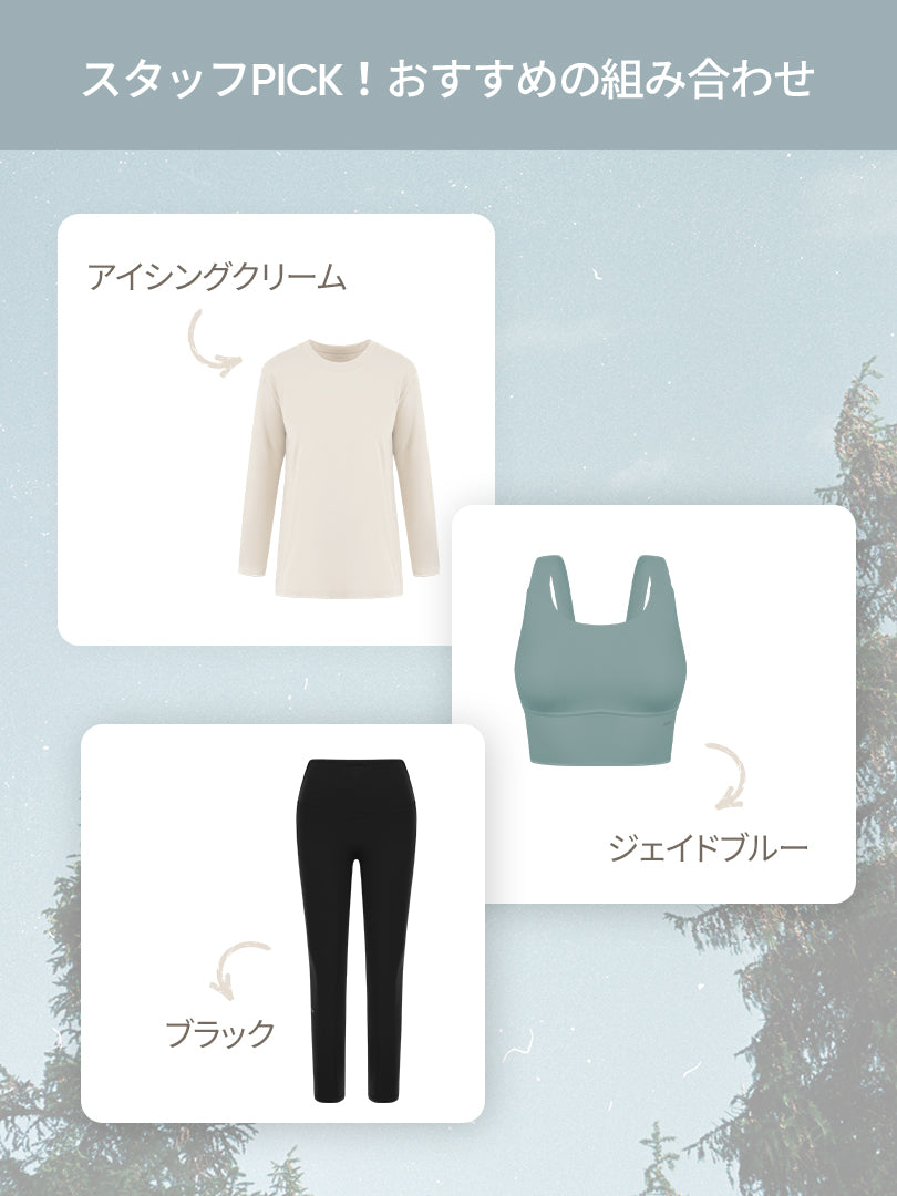 [SET] 初心者All-in-Oneセット(Airywin レギンス+Airy Fit ピーチ起毛 オーバーフィット+クロップドトップ+5本指ソックス) - andar JAPAN