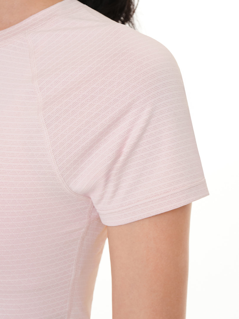 [SET] 汗ジミフリー ピラティスセットアップ (クロップTシャツ+ブーツカットレギンス)