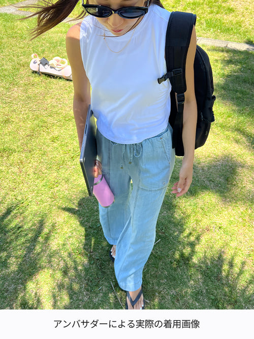 Ice Tencel デニムワイドパンツ - andar JAPAN