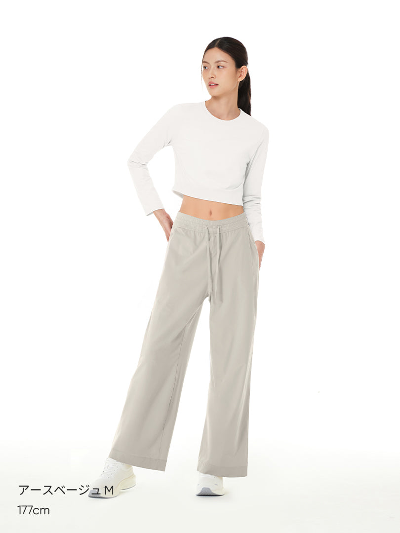 [SET] レギンスカバーアップセット(レギンス+ワイドパンツ)