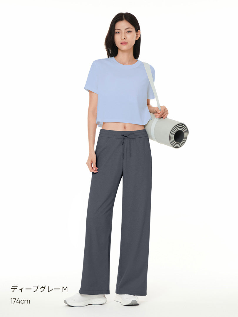 [2SET] Airy Fit ワイドパンツ